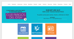 Desktop Screenshot of kehila.org.uy