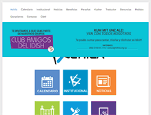 Tablet Screenshot of kehila.org.uy